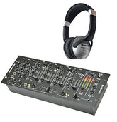 Citronic CDM8:4 USB-Mixer und Kopfhörer